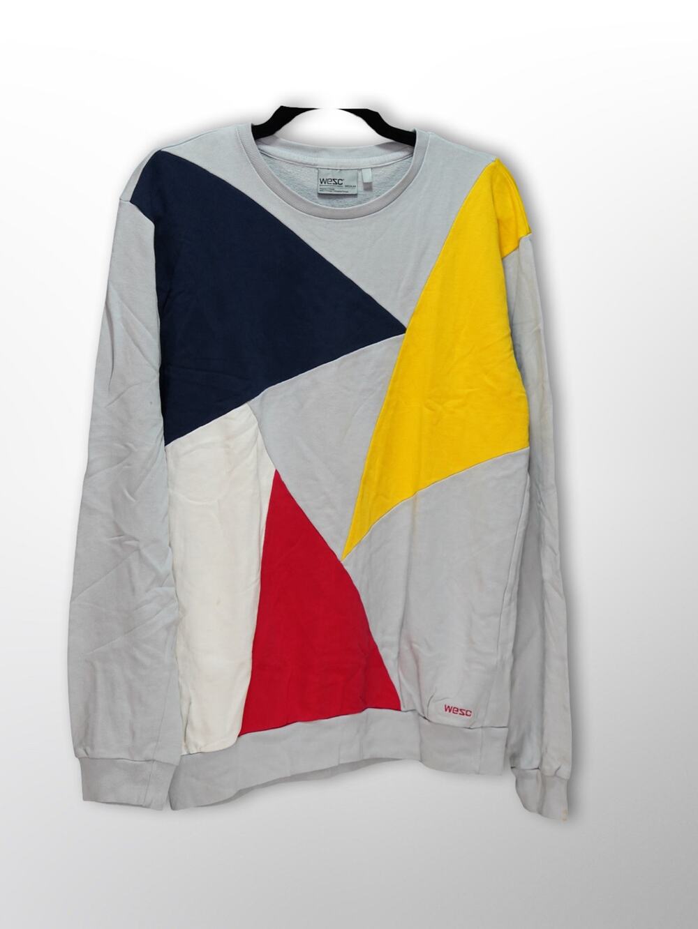 WESC Men's Crewneck Sweater - Size Medium - Made in Portugal